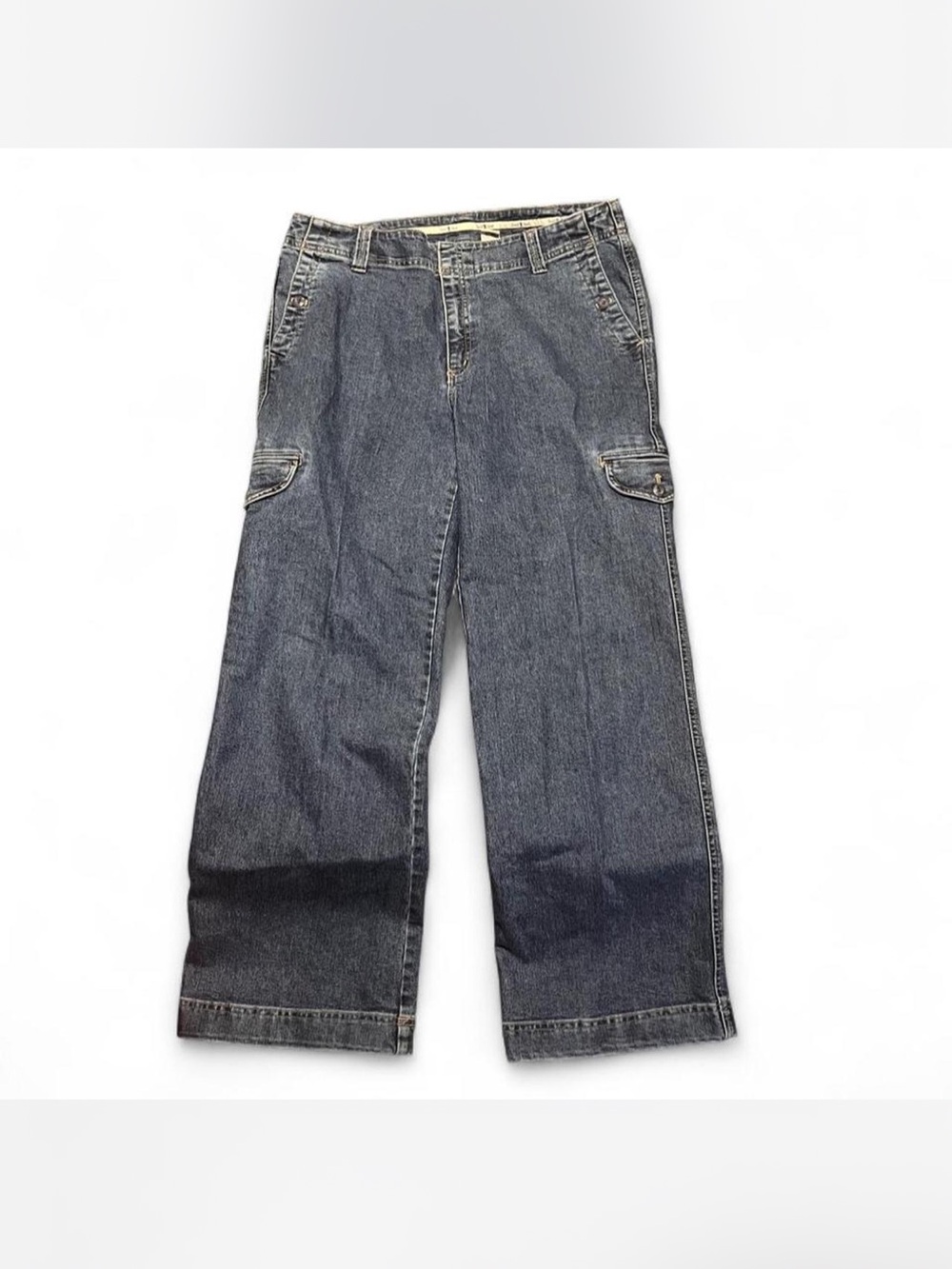 Y2K 2000s Duckhead Cargo Carpenter Style Wide Leg Jeans